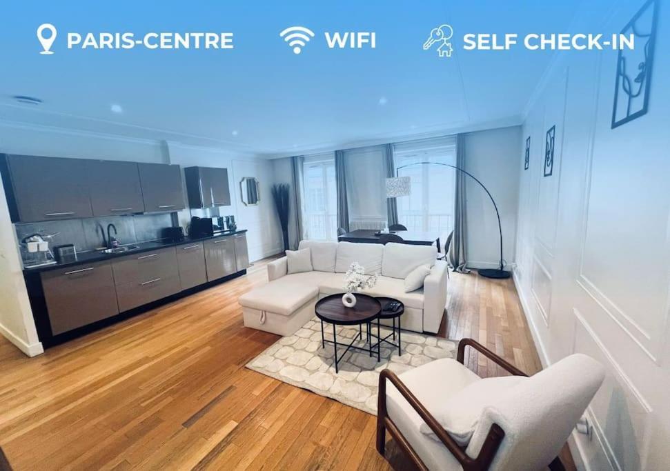 T2 Deco Moderne, Wifi, Proche Champs-elysees *